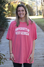 UNIVERSITY OF WEST GA ROLLED T
